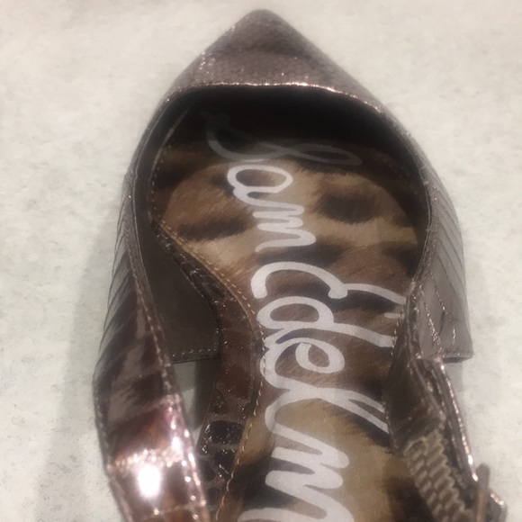 ❤️Sam Edelman metallic slingback flat size 7.5 - Picture 16 of 16